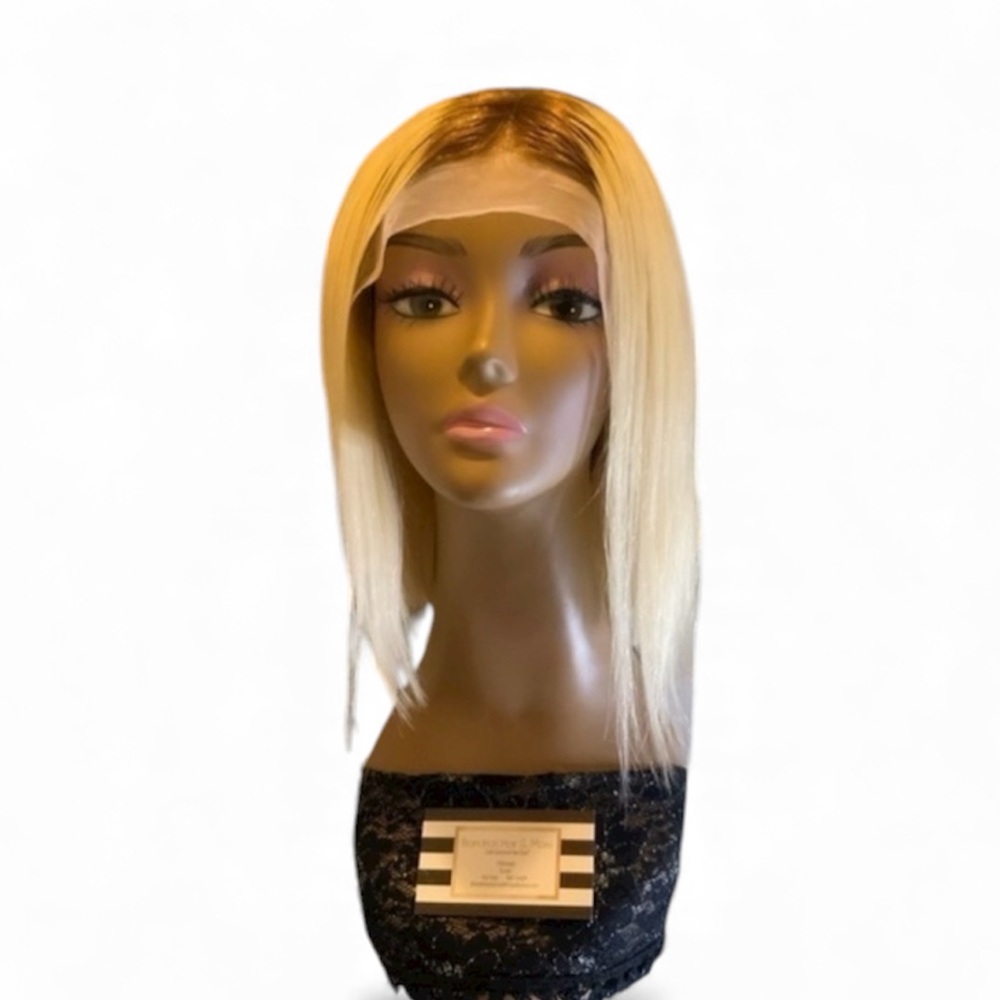 BC115 Human Hair lace Front t-part Wig